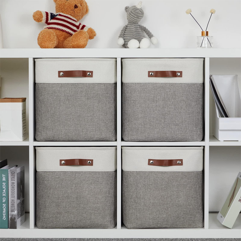 Hokku Designs Fabric Storage Bin Set Wayfair
